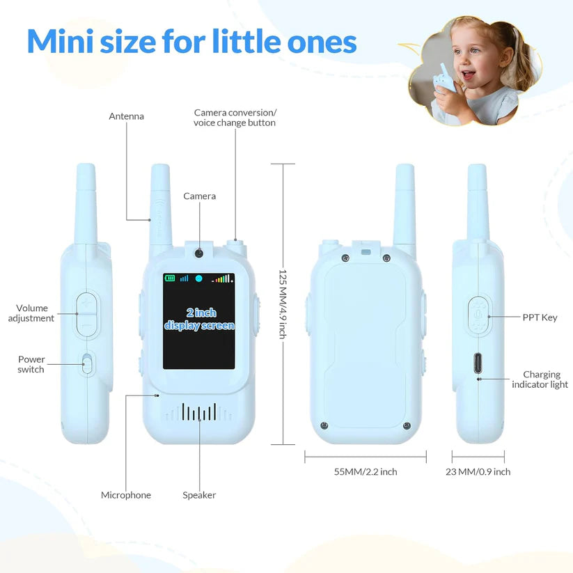 RareCo™ Video Walkie Talkie Children's Toy