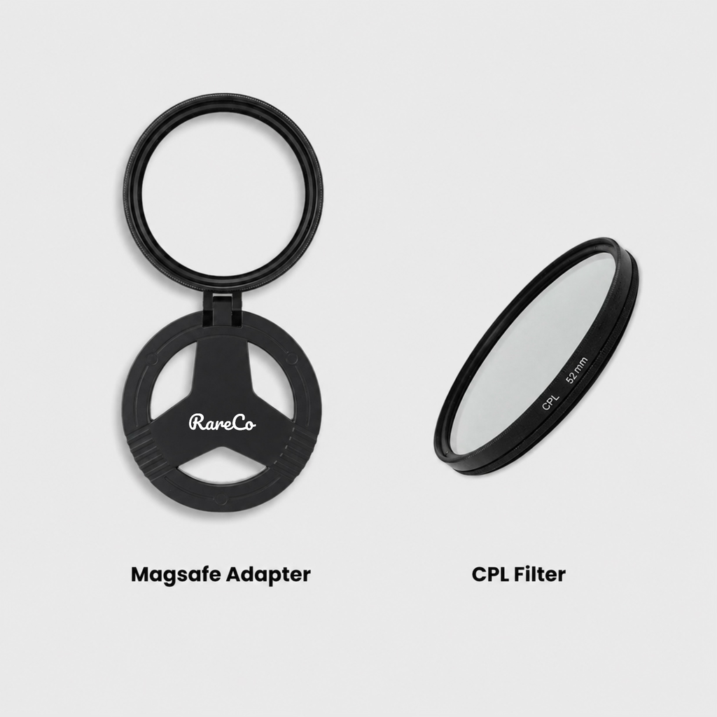 RareCo™ Magnetic Phone Lens 52mm CPL Filter Kit