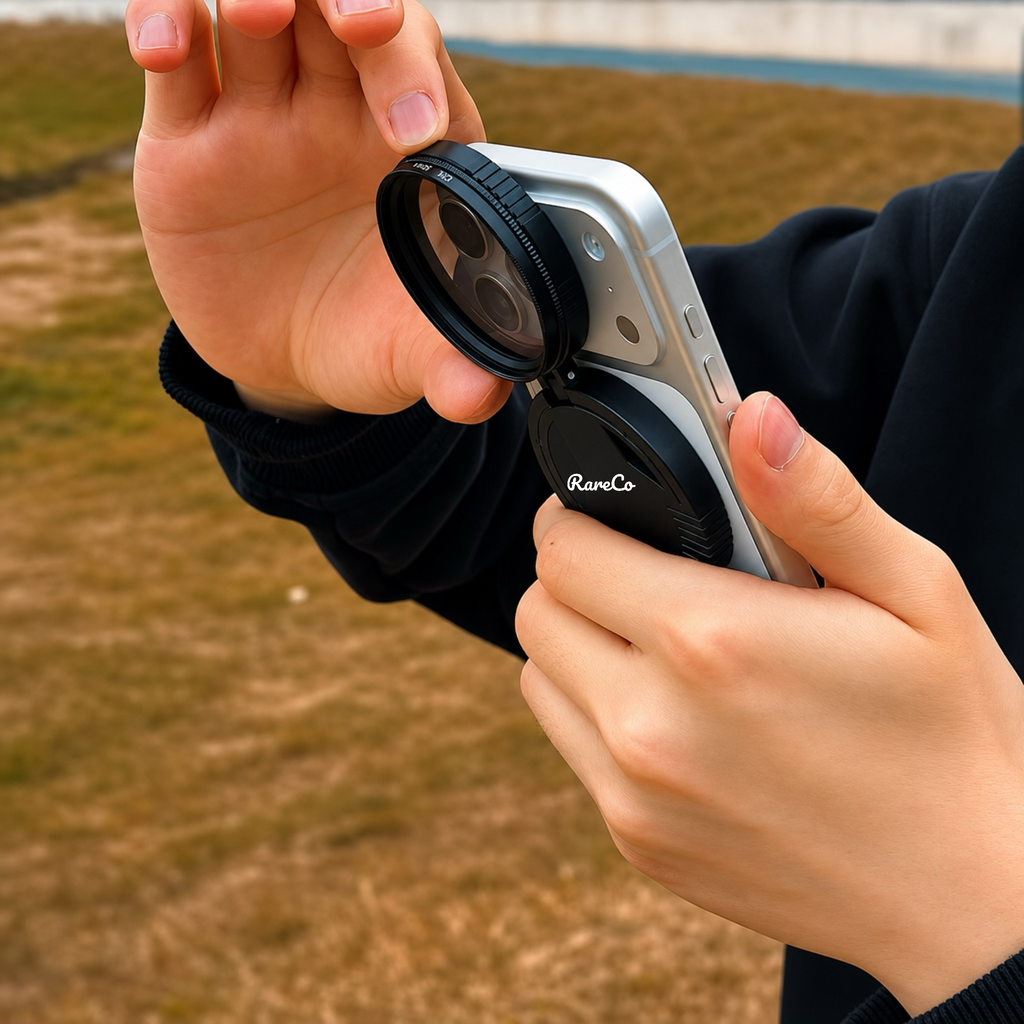 RareCo™ Magnetic Phone Lens 52mm CPL Filter Kit