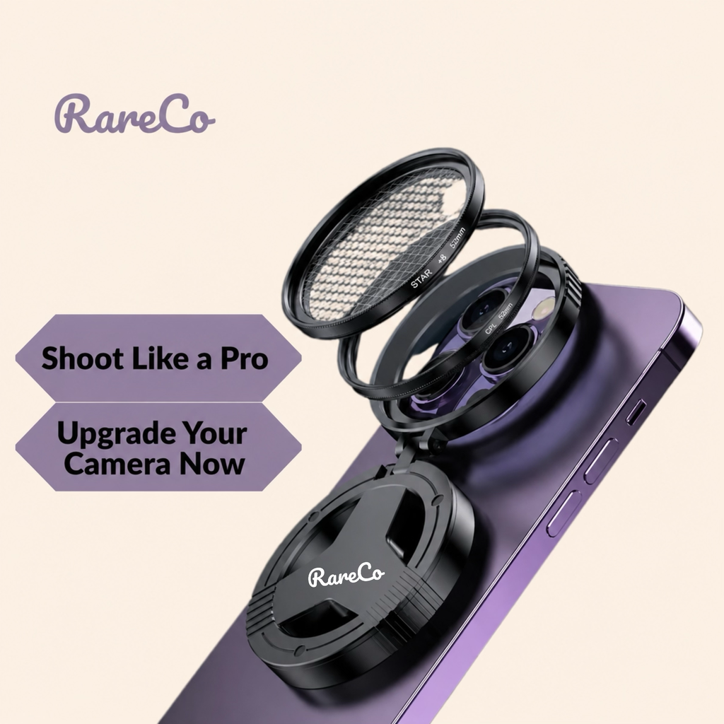 RareCo™ Magnetic Phone Lens 52mm CPL Filter Kit